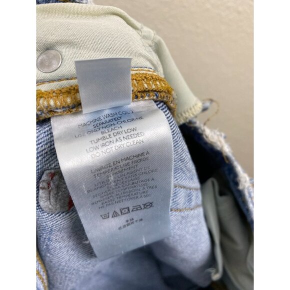 Urban Outfitters BDG Jeans Womens 28 Denim Blue Slim Straight Distress High Rise - Picture 14 of 16